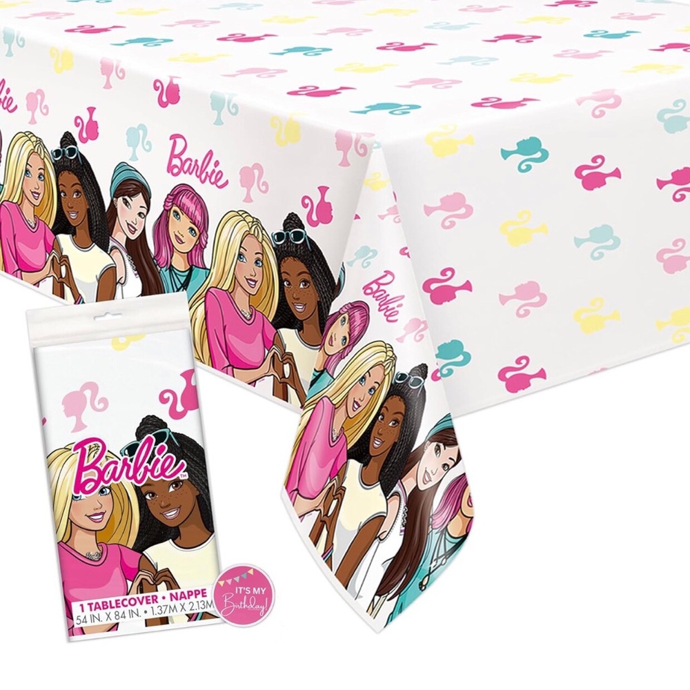 Barbie Table Covers Nappes 2ct